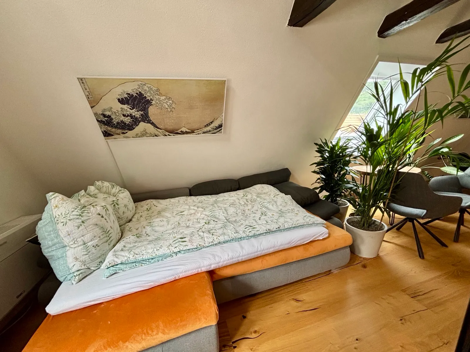 Schlafsofa im Wohnzimmer