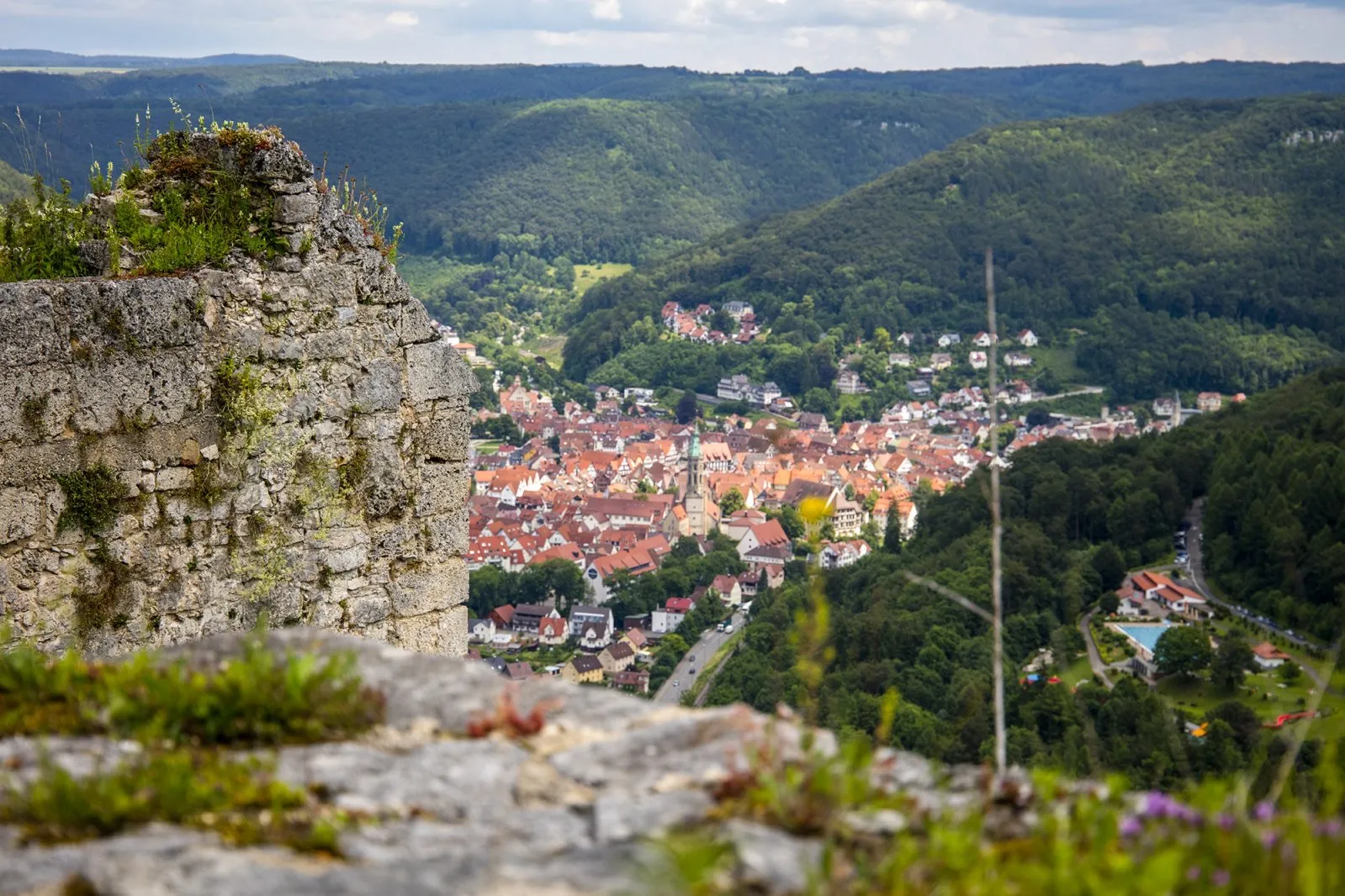 Blick über Bad Urach